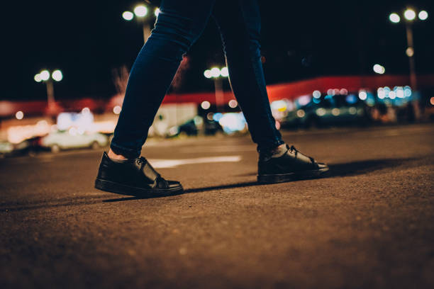 istock Night walk in the city 1044444884