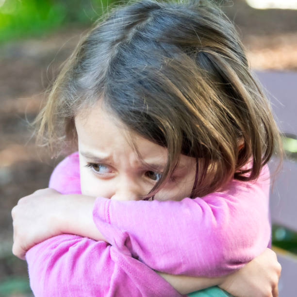istock Sad crying little girl 1044456508