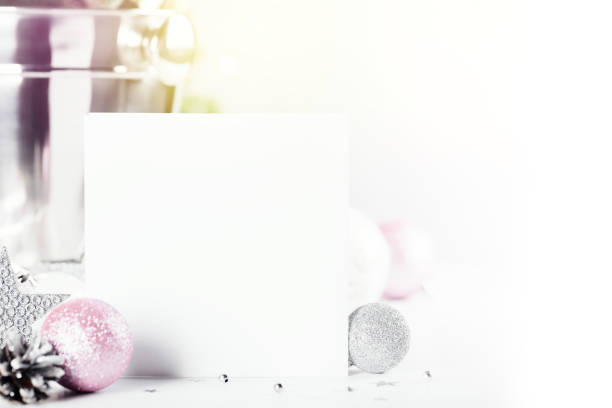 istock Christmas decoration card, mock up 1044469274
