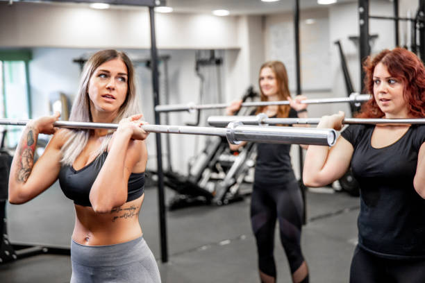 istock Young Women at Training Class in Gym 1044469404