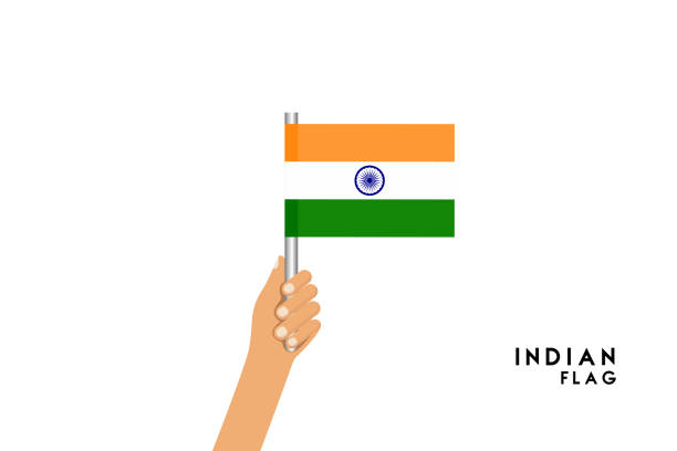 Cartoon Of Indian Flag Stock Photos, Pictures & Royalty-Free Images - iStock