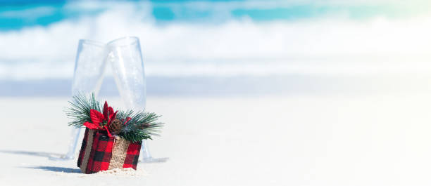 istock Tropical Christmas greeting card 1044472700