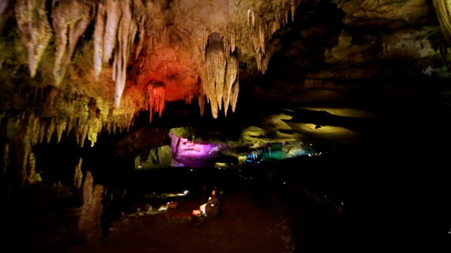 Tour to mysterious cave with colorful lights in Caucasian mountains in Kutaisi