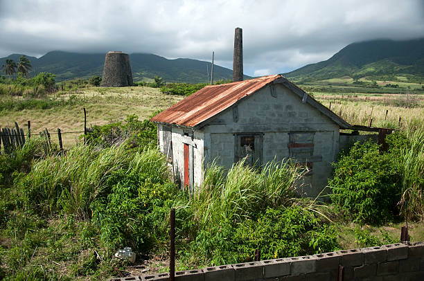 istock St. Kitts Home with Windmill Ruins 104447888