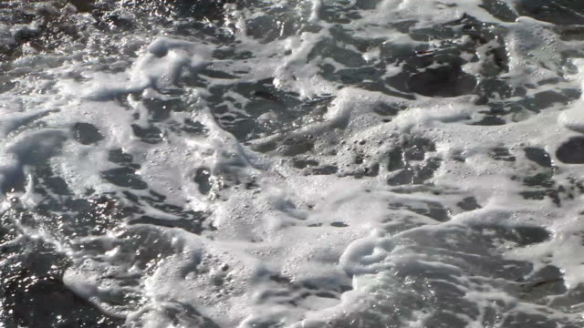 Rough ocean waves when the tide raises; background