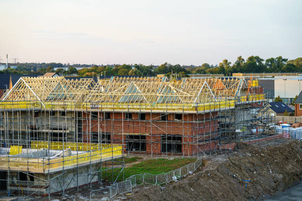 istock Construction new houses in England from ground 1044497866