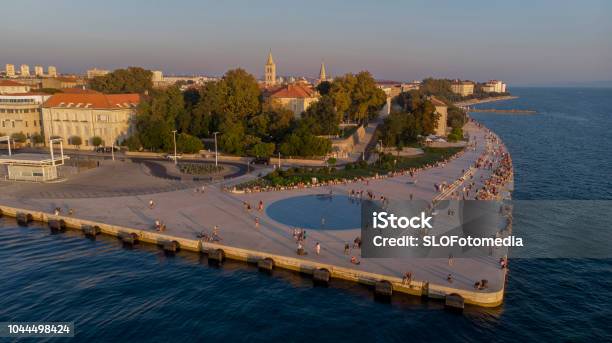 Zadar Organy Morskie - zdjęcia stockowe i więcej obrazów Zadar - Zadar, Chorwacja, Zachód słońca