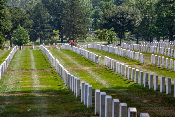 istock graves at Arlington national Cemetery in Washington 1044503706
