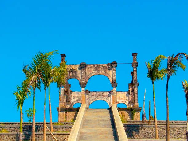 istock famous water temple of Ujung 1044503896
