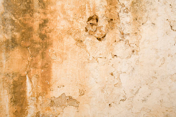 Ancient mediterranean wall stock photo