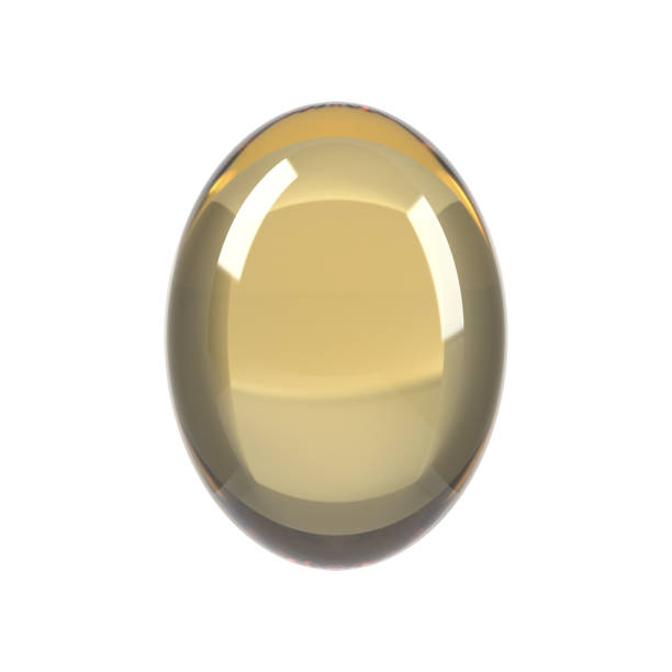 istock Citrine Quartz, Jewel, Gemstone, Oval Shape 1044539164