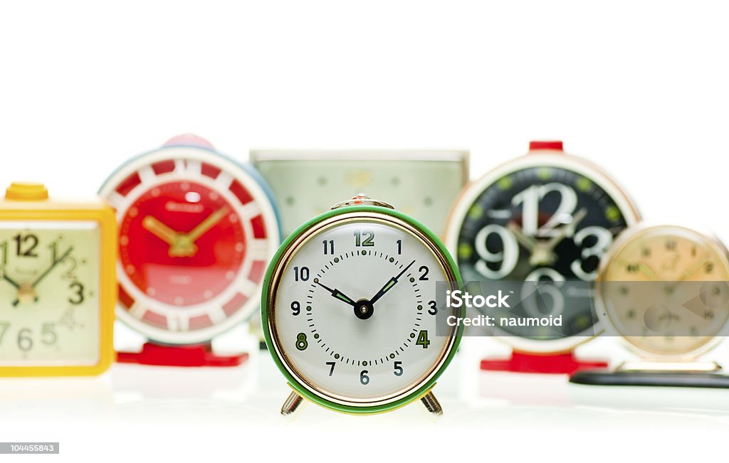 目覚まし時計をセット - カットアウトのロイヤリティフリーストックフォト