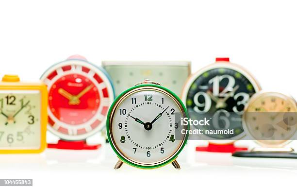 Conjunto De Relógio De Alarme - Fotografias de stock e mais imagens de Antigo - Antigo, Conceito, Contagem Regressiva