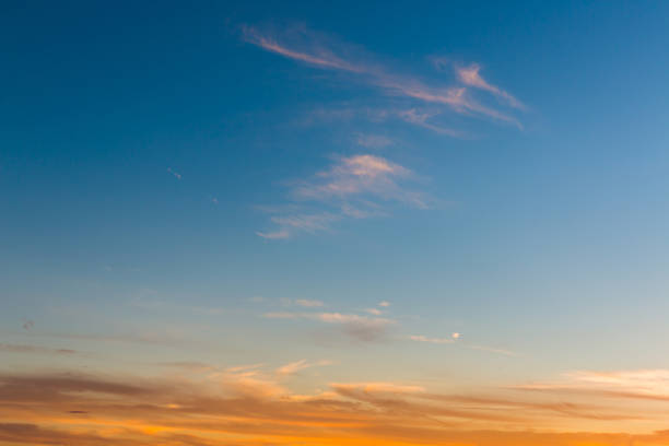 istock Sunset sky background. Evening time natural background. 1044563006