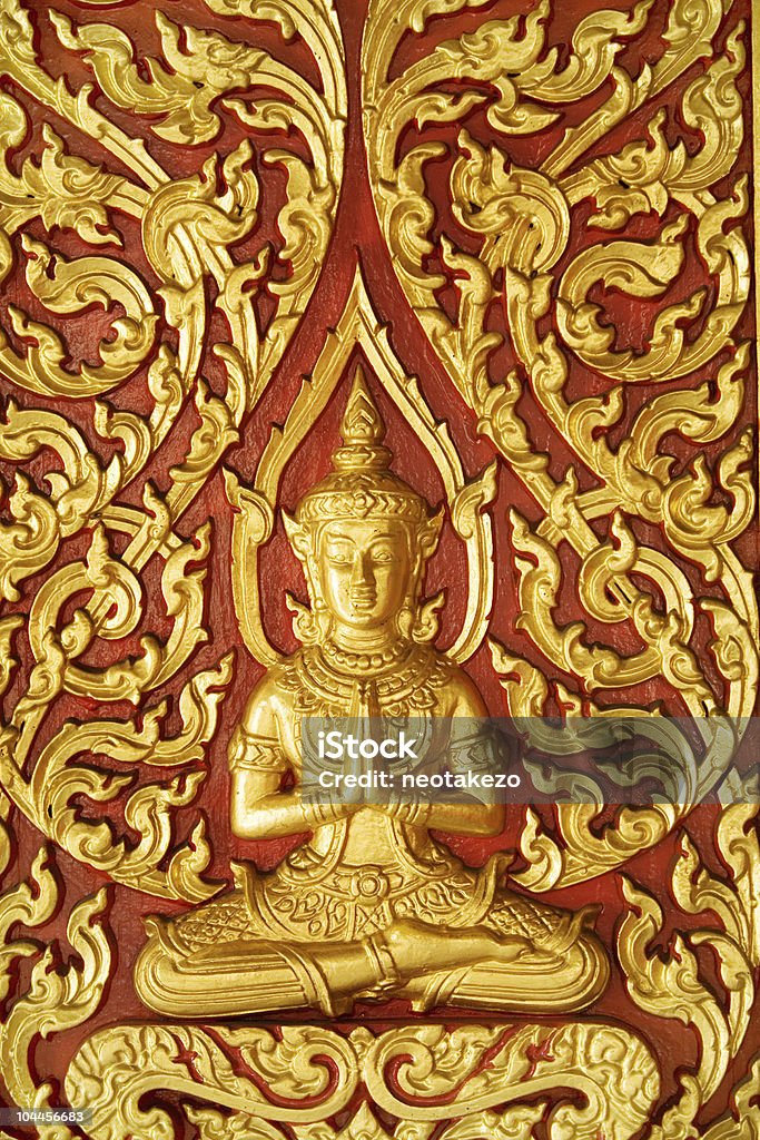 Buddhistische Kunstwerke - Lizenzfrei Beten Stock-Foto