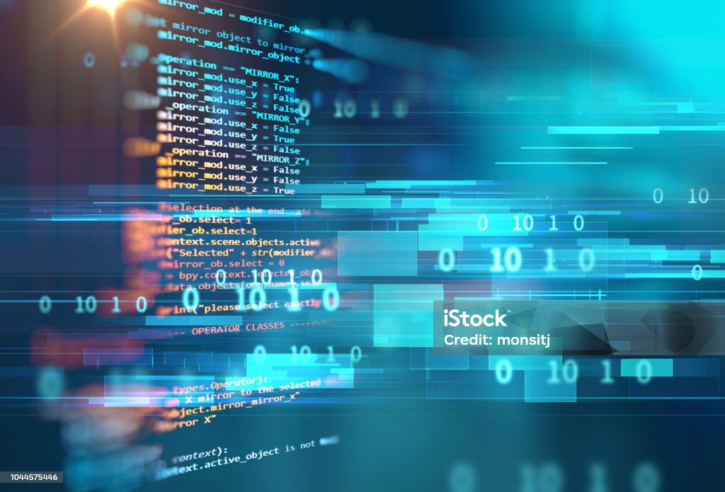 Programming Code Abstract Technology Background Of Software Developer ...