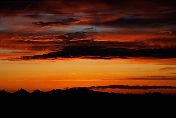 Desert Sunset stock photo