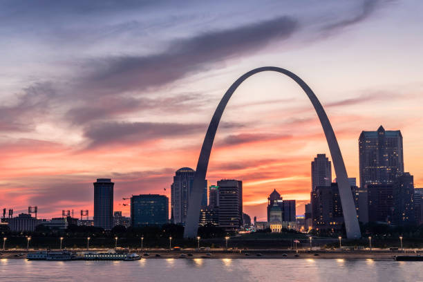 istock St. Louis Skyline at Sunset 1044585928