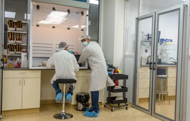 Photo of Compounding pharmacy at work