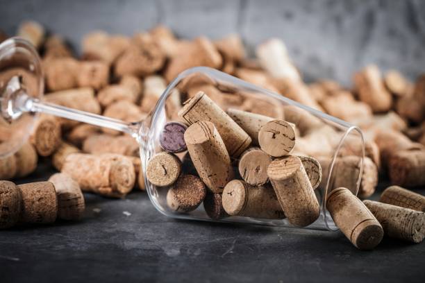 istock Background of Various Used Wine Corks close up 1044604974