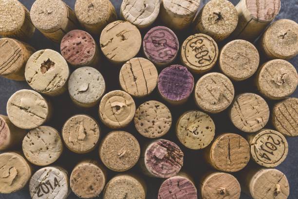 istock Background of Various Used Wine Corks close up 1044605250