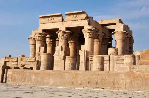 Ancient Egyptian temple in Kom - Ombo