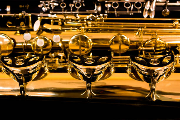 istock Fragment of saxophone 1044624120