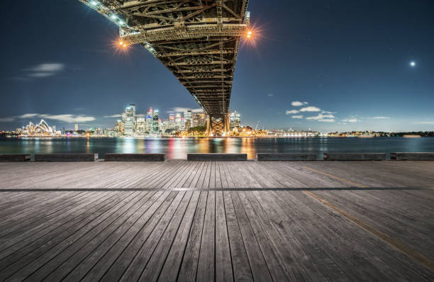 istock wooden viewing platform front of sydney harbor 1044631684