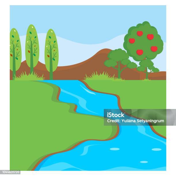 Ilustración de Paisaje De Dibujos Animados Lindo Y Cool Del Río En El Prado Verde Medio y más Vectores Libres de Derechos de Agricultura - iStock Ilustración de Paisaje De Dibujos Animados Lindo Y Cool Del Río En El Prado Verde Medio y más Vectores Libres de Derechos de Agricultura - iStock