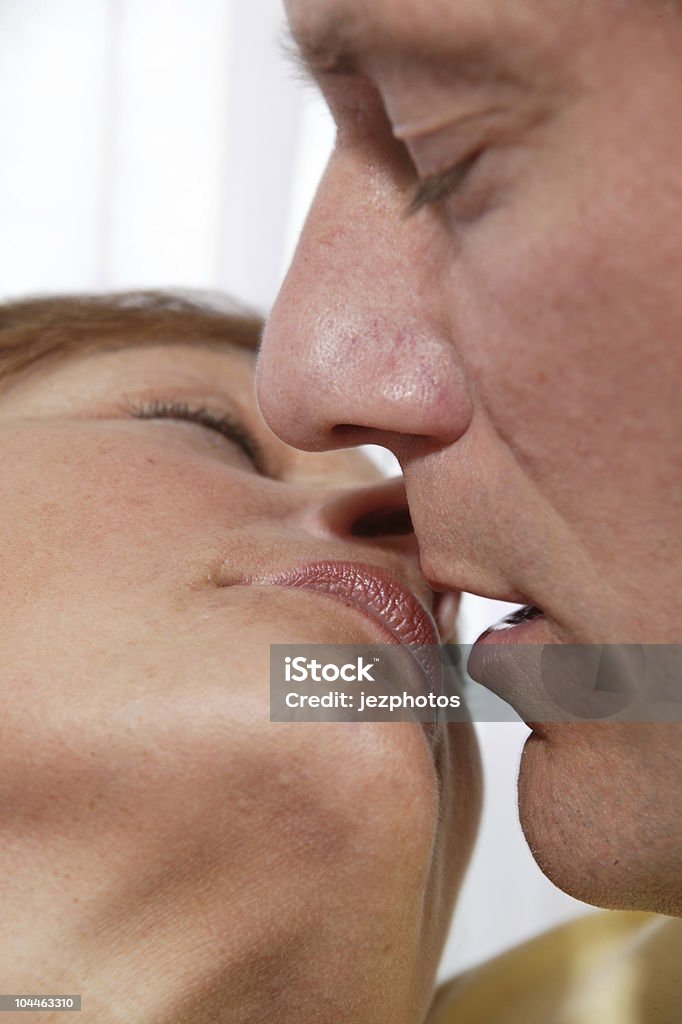 lips about to kiss  Adulation Stock Photo