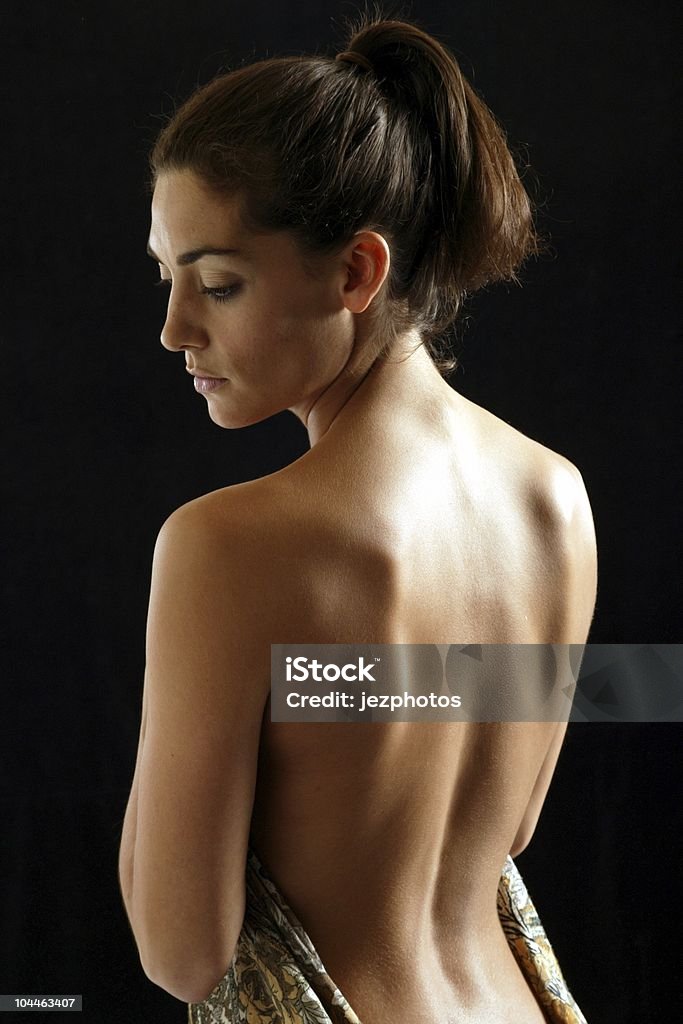 Тонированное окрашенной спине - Стоковые фото Обнажённый роялти-фри