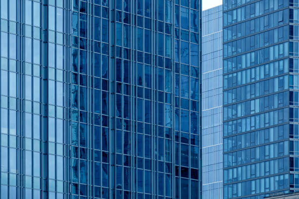 istock Architectural detail from glass covered skyscraper 1044637498
