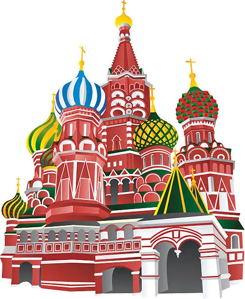 Vector illustration of Moscow