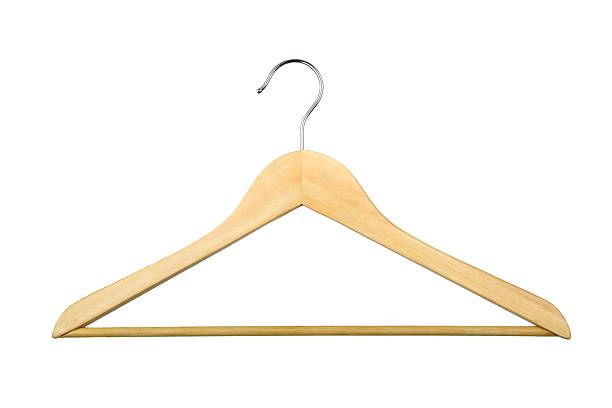 istock wooden hanger 104464118