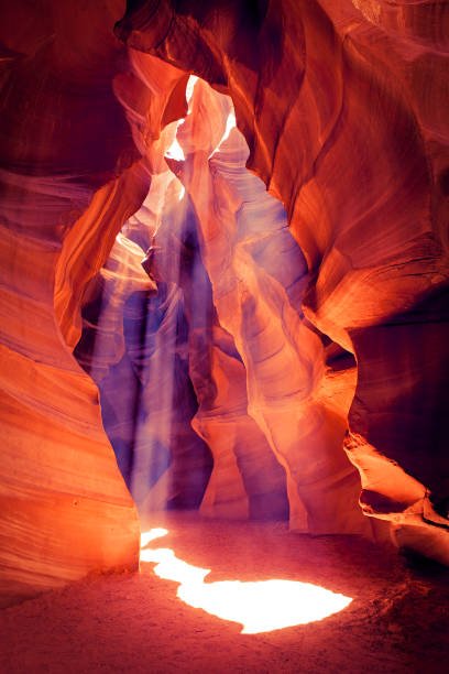 cañón del antílope superior - rock pattern canyon usa fotografías e imágenes de stock