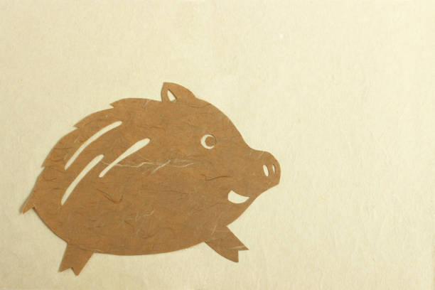 Japanese traditional paper greeting card