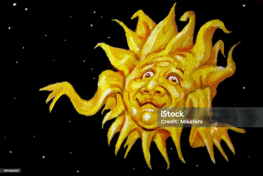 Indifferenza solare - Foto stock royalty-free di A forma di stella