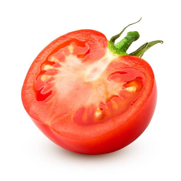 istock tomato slice, isolated on white background, clipping path, full depth of field 1044666256