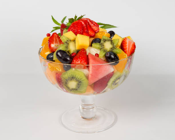 istock Fruit juice cocktails and desserts 1044666954