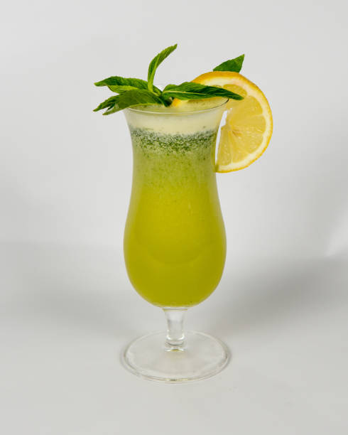 istock Fruit juice cocktails and desserts 1044666988