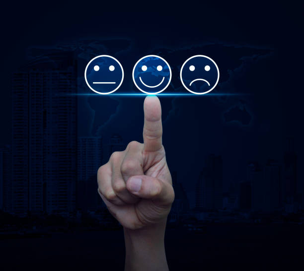 istock Business customer service evaluation and feedback rating concept, Elements of this image furnished by NASA 1044678580