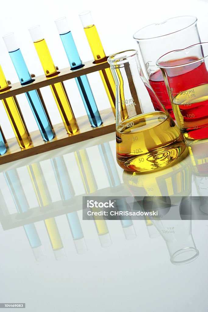 Chemistry Set  Analyzing Stock Photo