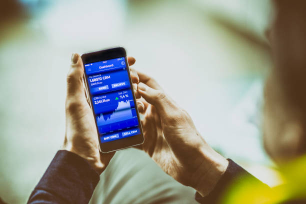 istock Businessman working on smart phone 1044697044