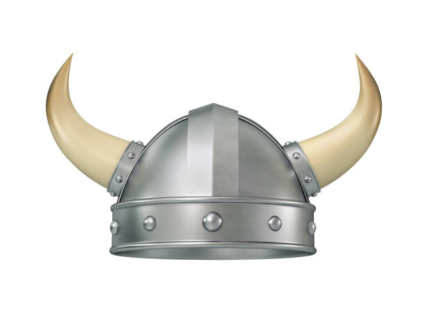 istock Viking helmet with horns, clipping path included 1044711428