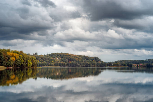 istock autumn landscape at the lake 1044715264