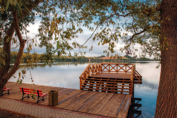 istock autumn landscape at the lake 1044715516