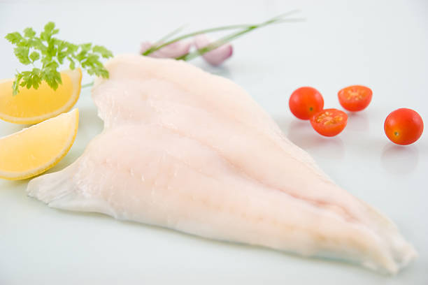 Turbot fish fillet  turbot stock pictures, royalty-free photos & images