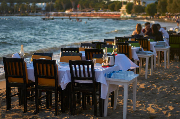 istock Cafe near the seashore. 1044721686