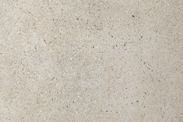 cream aggregate concrete paving texture - concrete driveway cement construction imagens e fotografias de stock