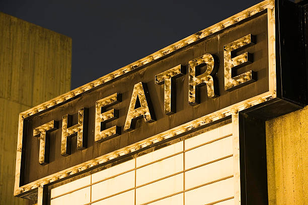 istock Old Theatre Sign 104472639